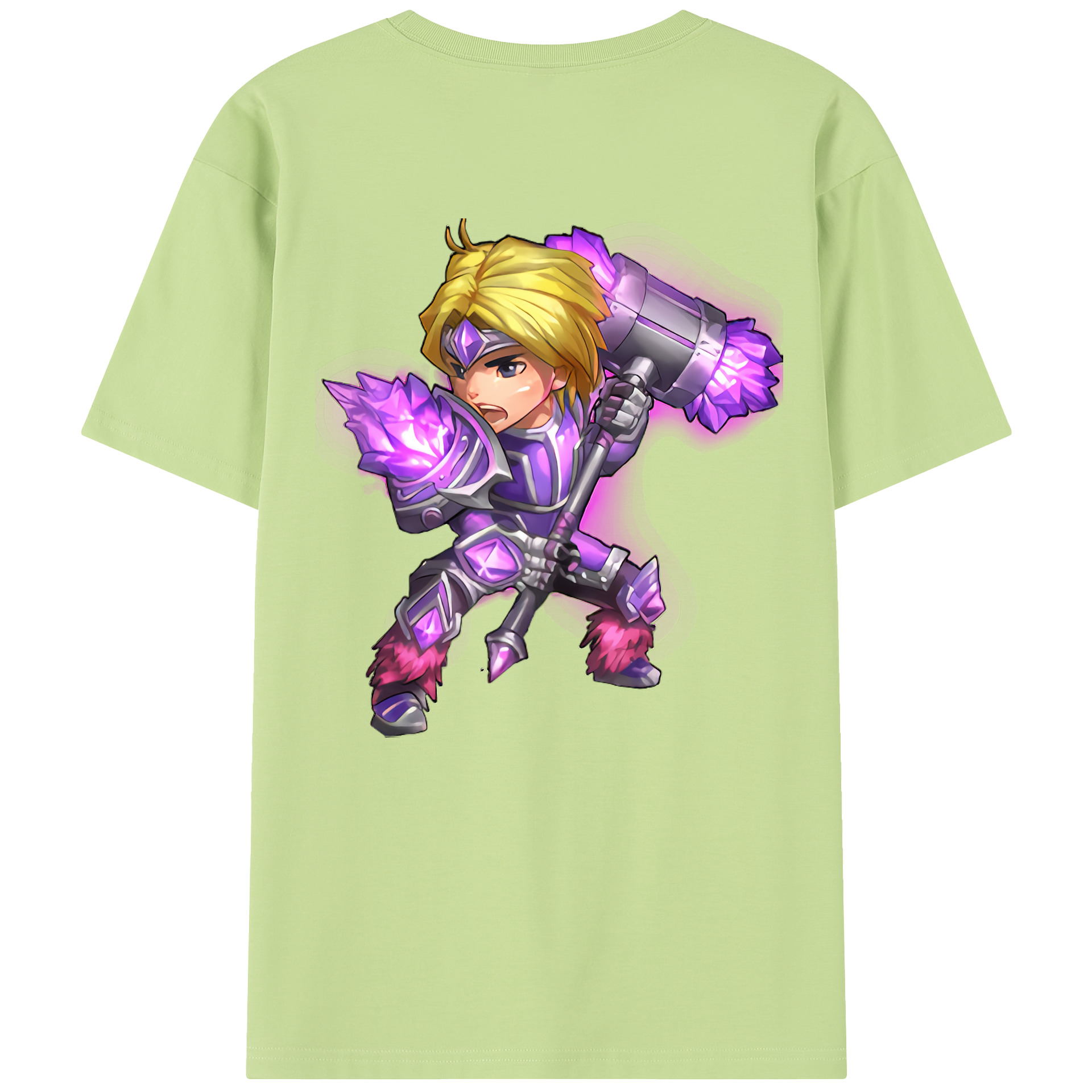 リーグ・オブ・レジェンド League of Legends LOL 綿100％半袖Tシャツ（背面プリント）